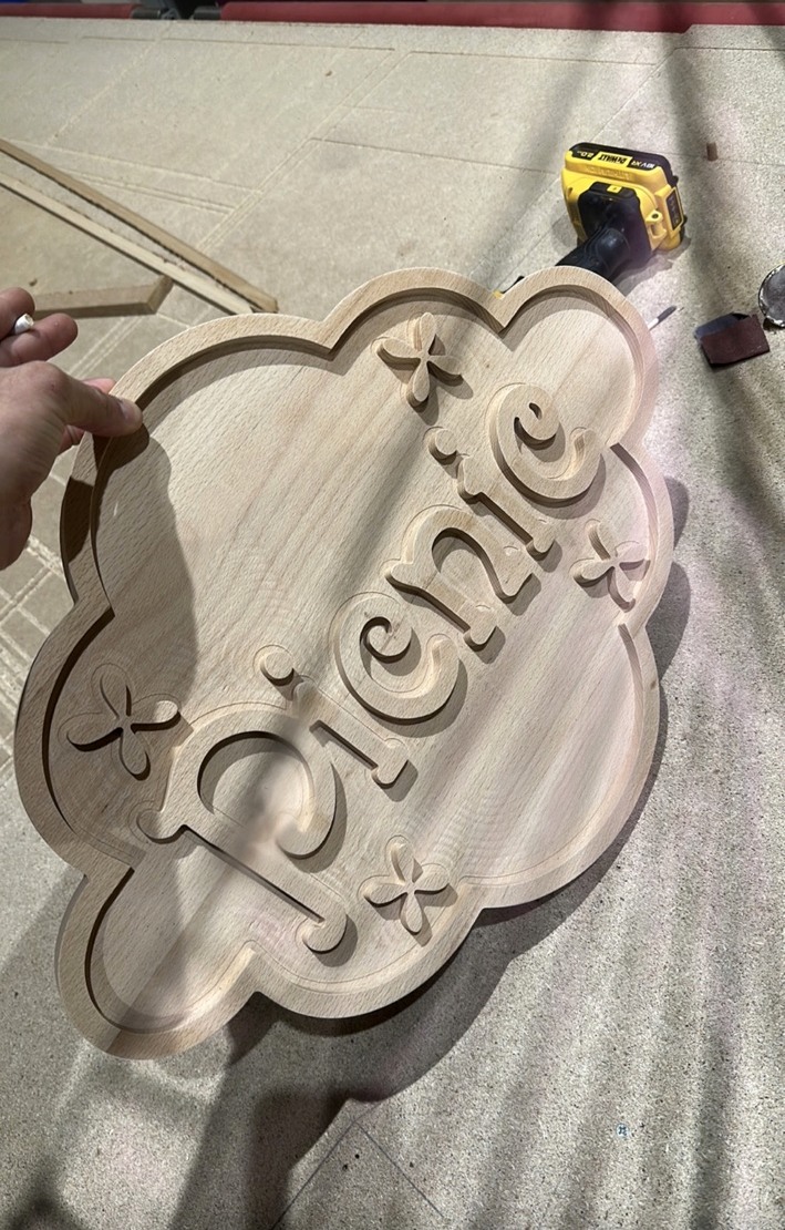 Custom CNC sign and lettering