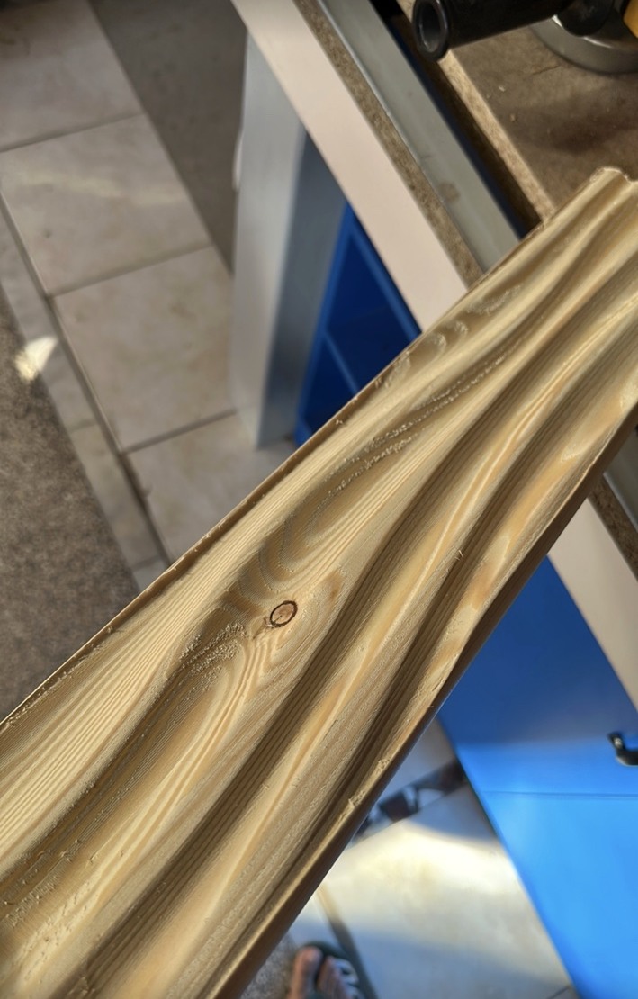 CNC routed timber profile