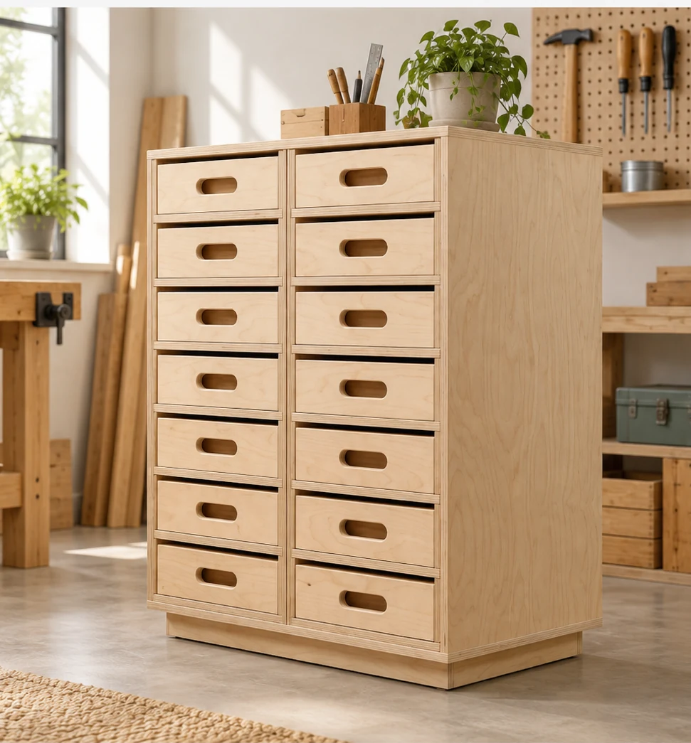Hardware-Free Kids Toy Storage Cabinet