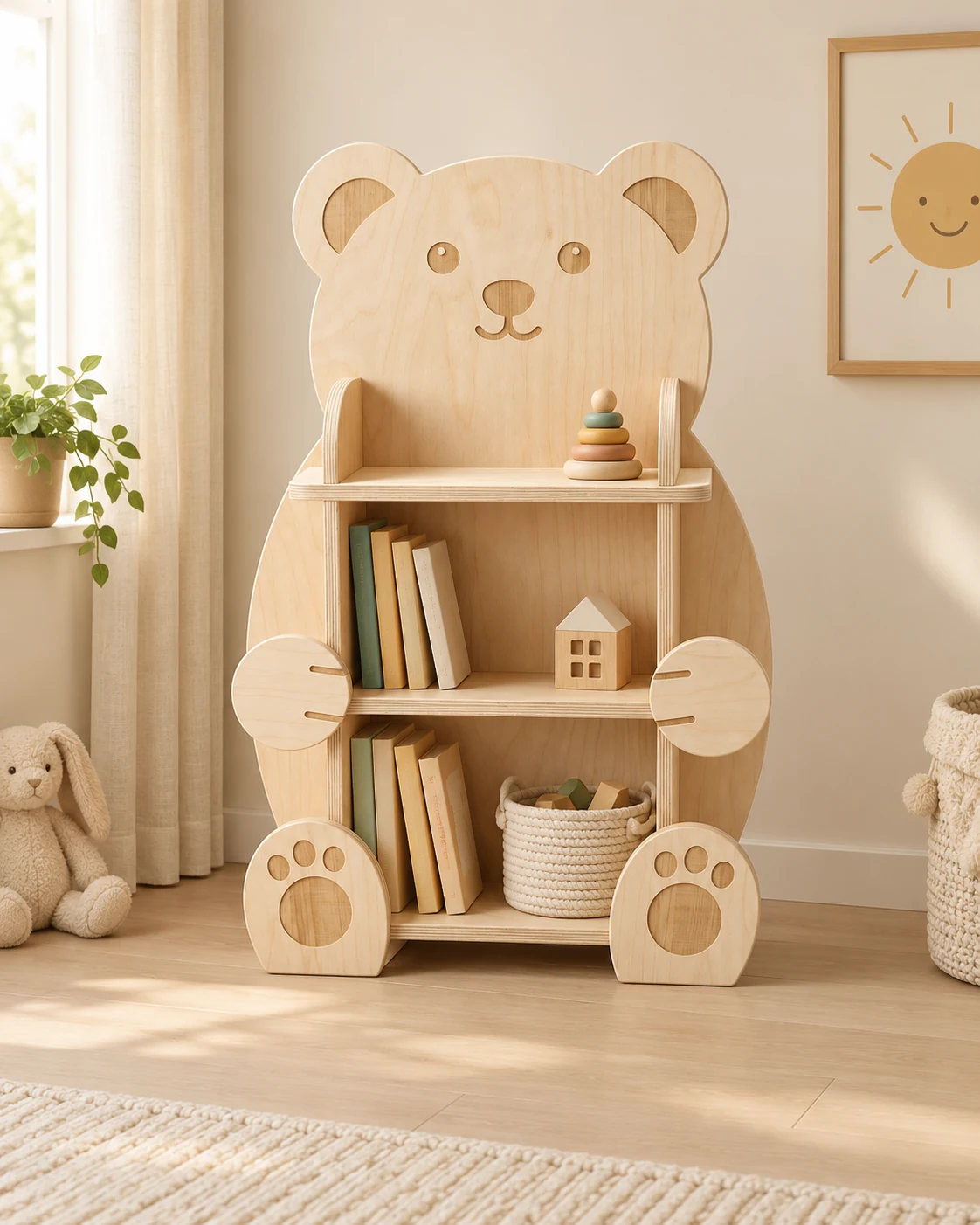 Bear Kids Bookshelf