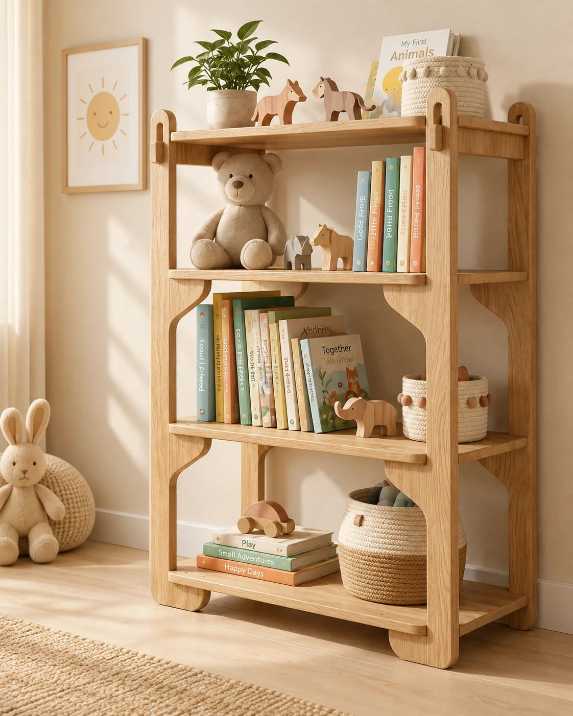 Tree-Shaped Kids Bookshelf