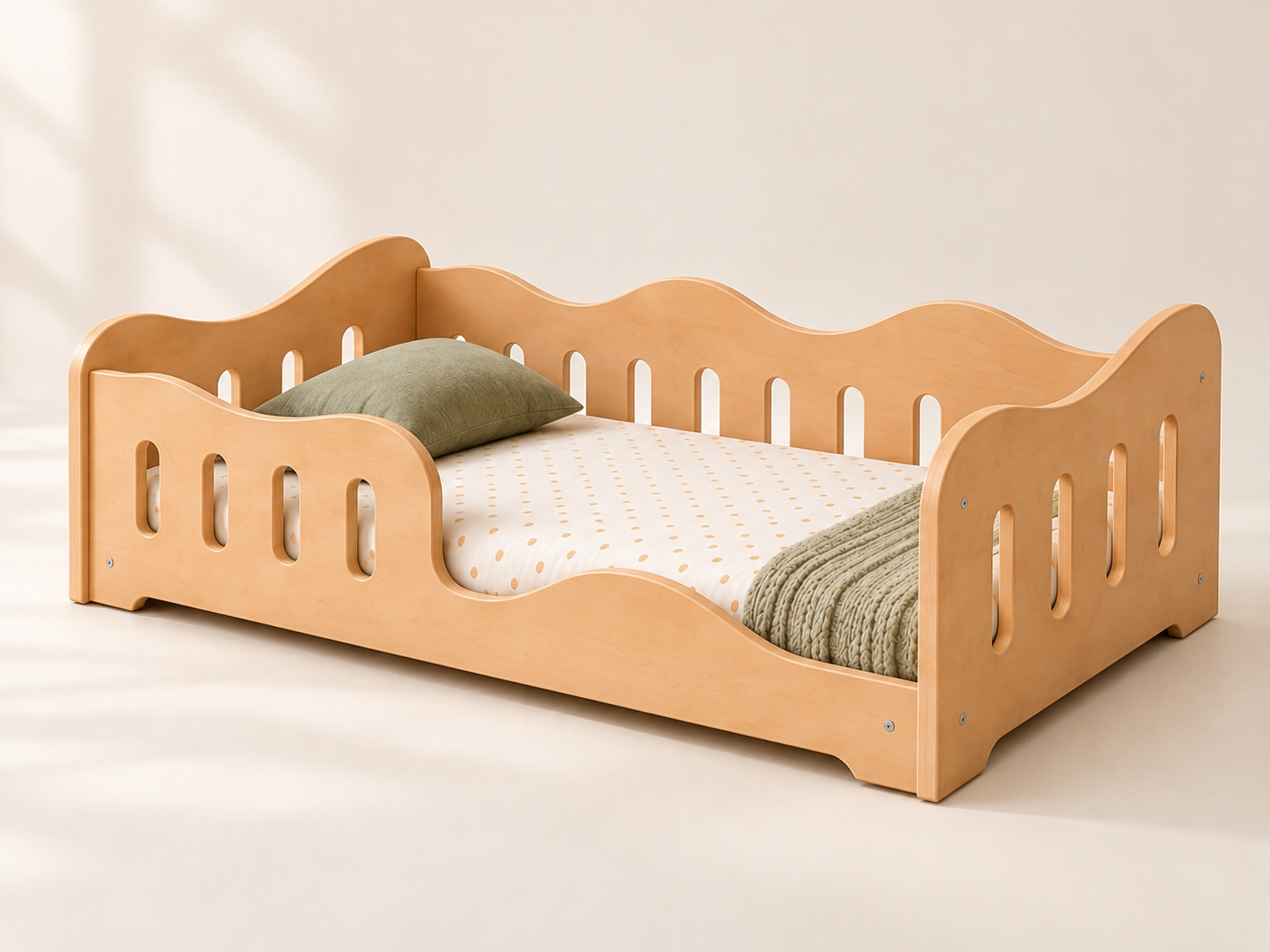 Montessori Toddler Bed — Wave