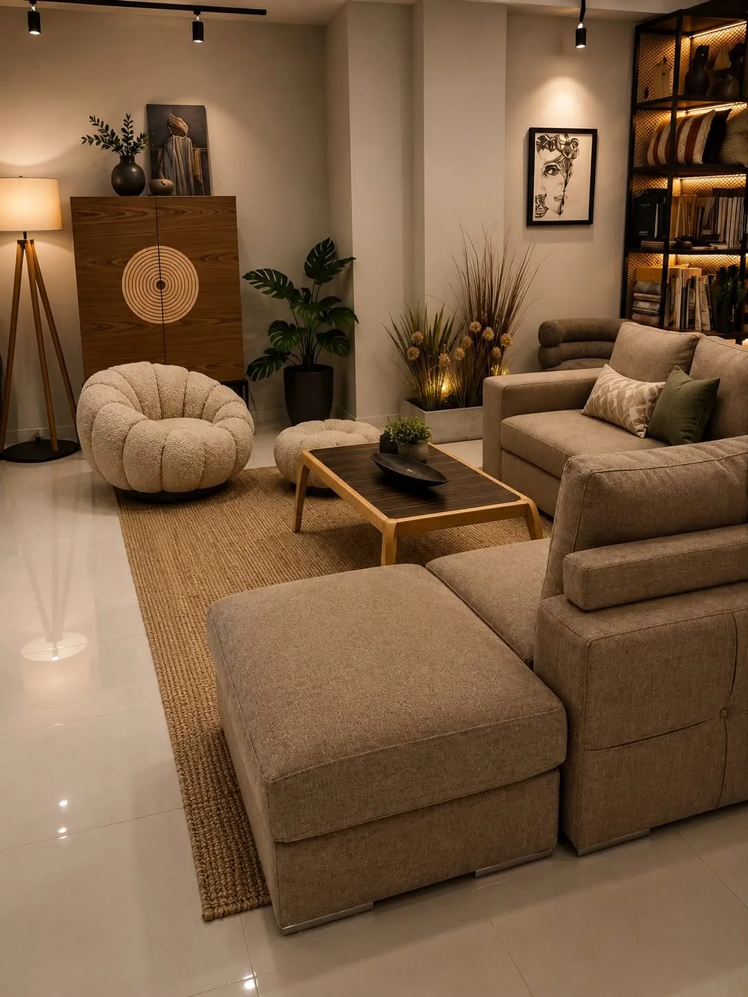 Inside Gallery living room display