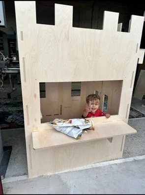 Kids castle making and testing photo 1