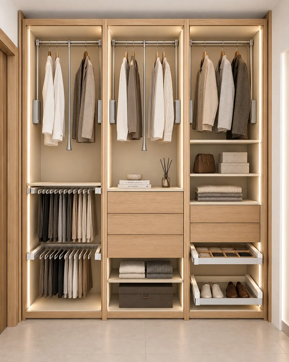 Indicative interior render based on the wardrobe study
